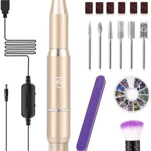 New Electric Nail Drill, Professional Efile Nail Drill Kit for Acrylic Nail, Gel